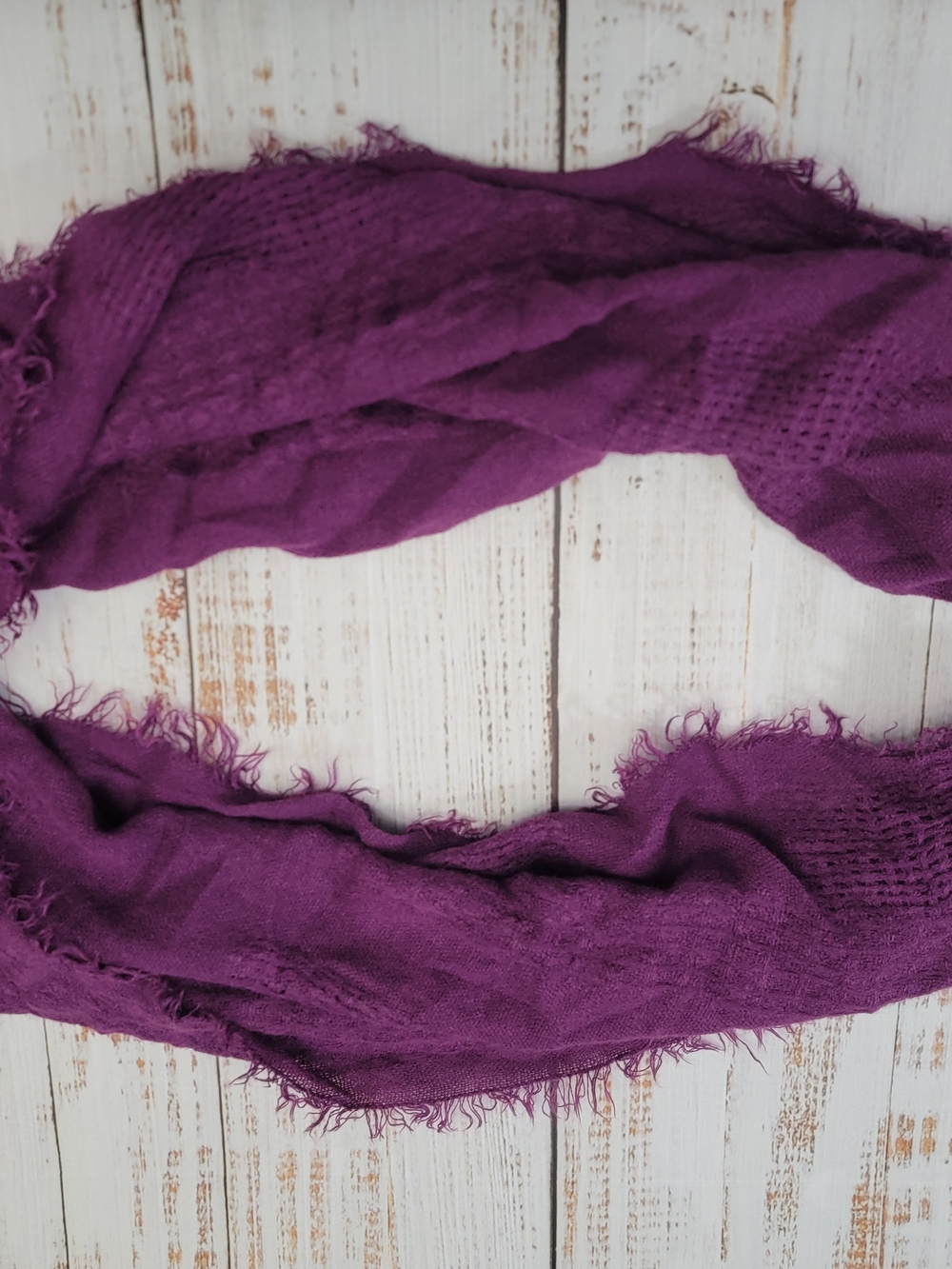 Lightweight Purple Fashion Scarf - Women's Accessory
